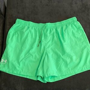 NWT Under Armour Green Sports Shorts